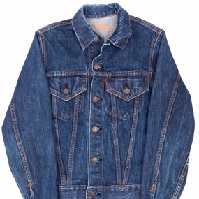 VINTAGE LEVIS TYPE 3 DENIM JACKET SINGLE STITCH BIG E SIZE 34 1970S MADE IN USA Calendar