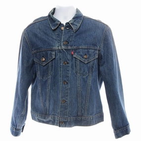 Flexible Cuff VINTAGE LEVIS TYPE 3 JACKET 2 POCKETS SINGLE STITCH SIZE 42 MADE IN USA