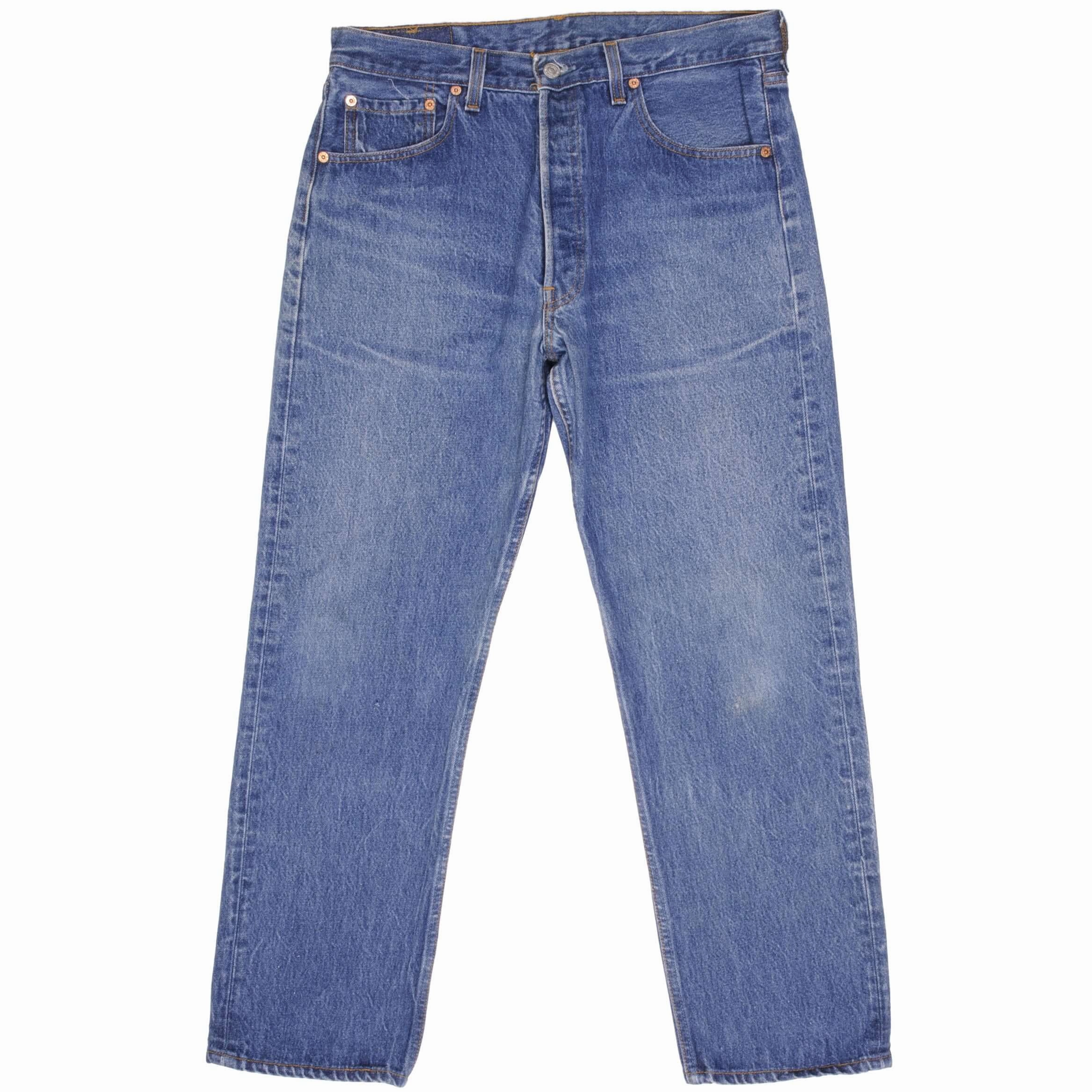 Chic Appearance VINTAGE LEVIS 501 JEANS INDIGO 1990S SIZE W34 L29 MADE IN USA