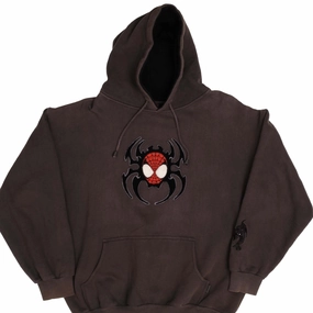 VINTAGE MARVEL SPIDERMAN HOODIE SWEATSHIRT 2001 LARGE MADE IN KOREA Fashion Layering