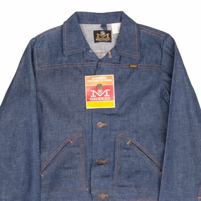 VINTAGE MAVERICK BLUE BELL DENIM JACKET 1970S SIZE 14 WOMAN MADE USA DEADSTOCK Cologne