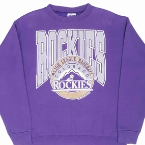VINTAGE MLB COLORADO ROCKIES 1991 SWEATSHIRT SIZE MEDIUM right for outdoor activities