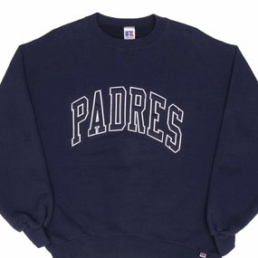 VINTAGE MLB SAN DIEGO PADRES 1990S RUSSELL SWEATSHIRT SIZE LARGE MADE IN USA teens'