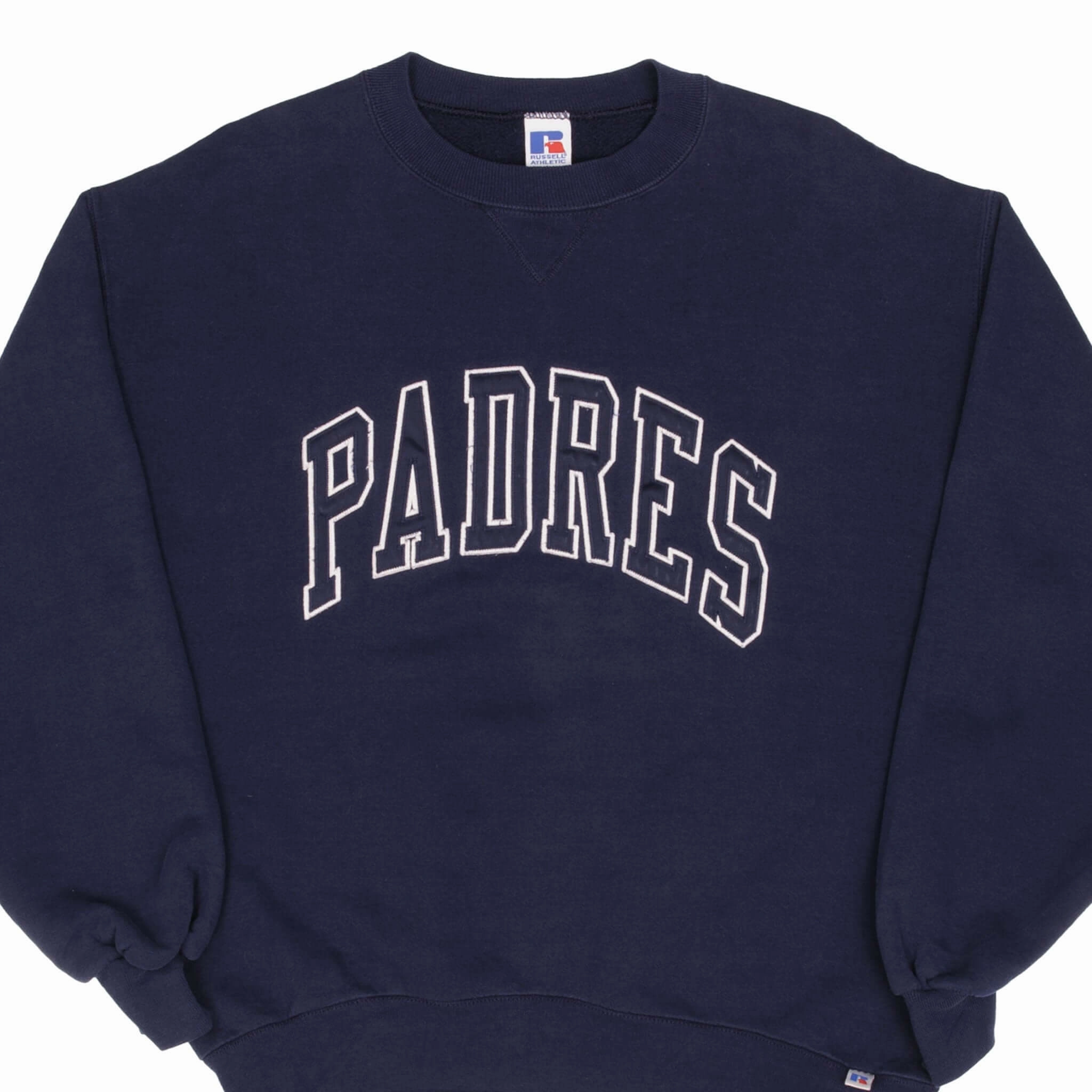 VINTAGE MLB SAN DIEGO PADRES 1990S RUSSELL SWEATSHIRT SIZE LARGE MADE IN USA teens'
