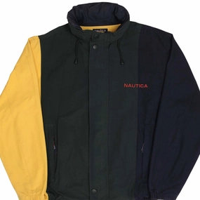 Clue Urban Ready VINTAGE NAUTICA REVERSIBLE WINDBREAKER SAIL JACKET 1990S SIZE 2XL