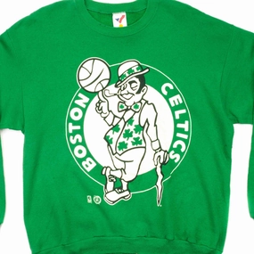 Work Wear product ethical sourcing VINTAGE NBA BOSTON CELTICS SWEATSHIRT SIZE LARGE MADE IN USA 1980s