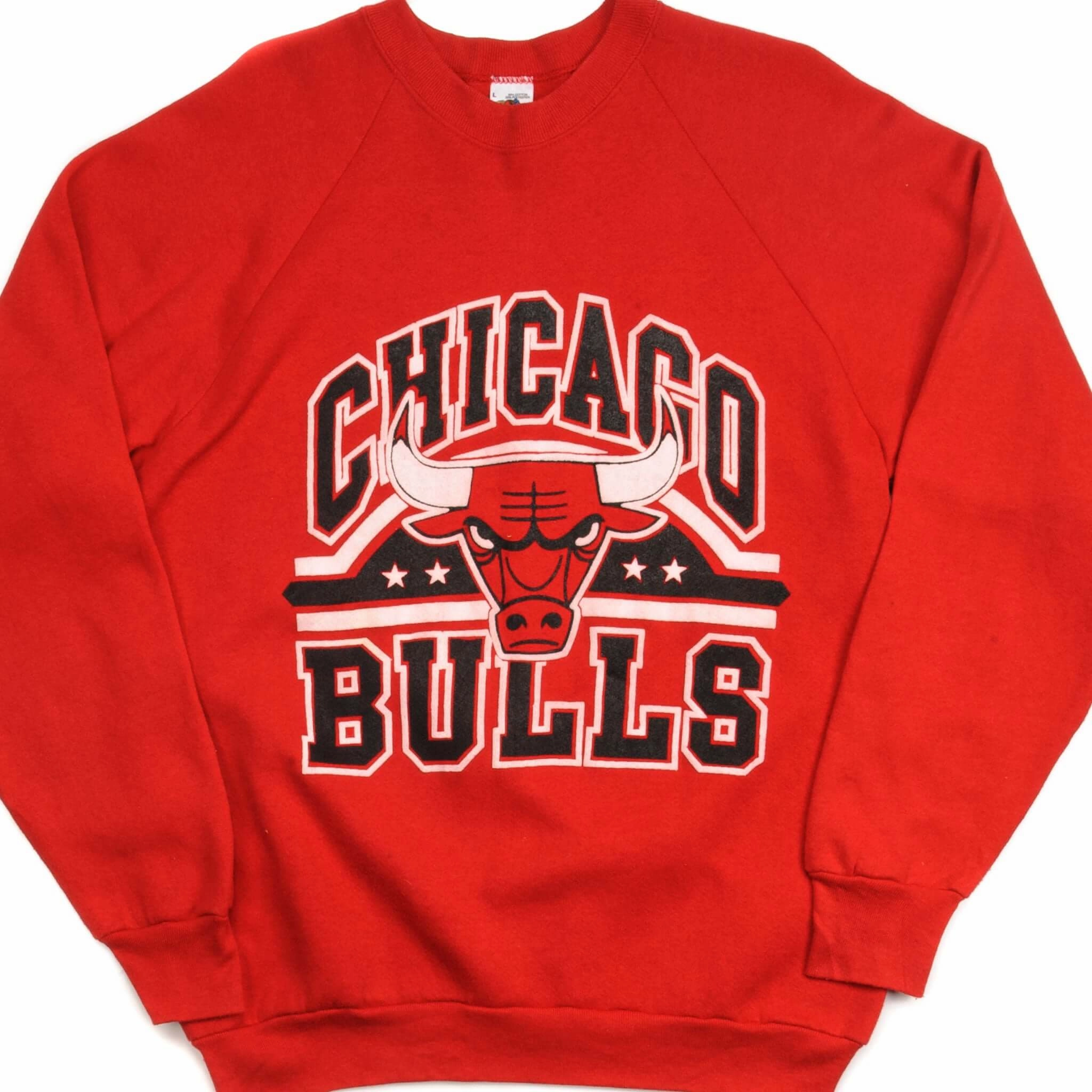 VINTAGE NBA CHICAGO BULLS SWEATSHIRT SIZE LARGE MADE IN USA Timeless Relaxed