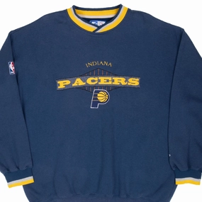 VINTAGE NBA INDIANA PACERS BASKETBALL EMBROIDERED SWEATSHIRT XL Soft Layer