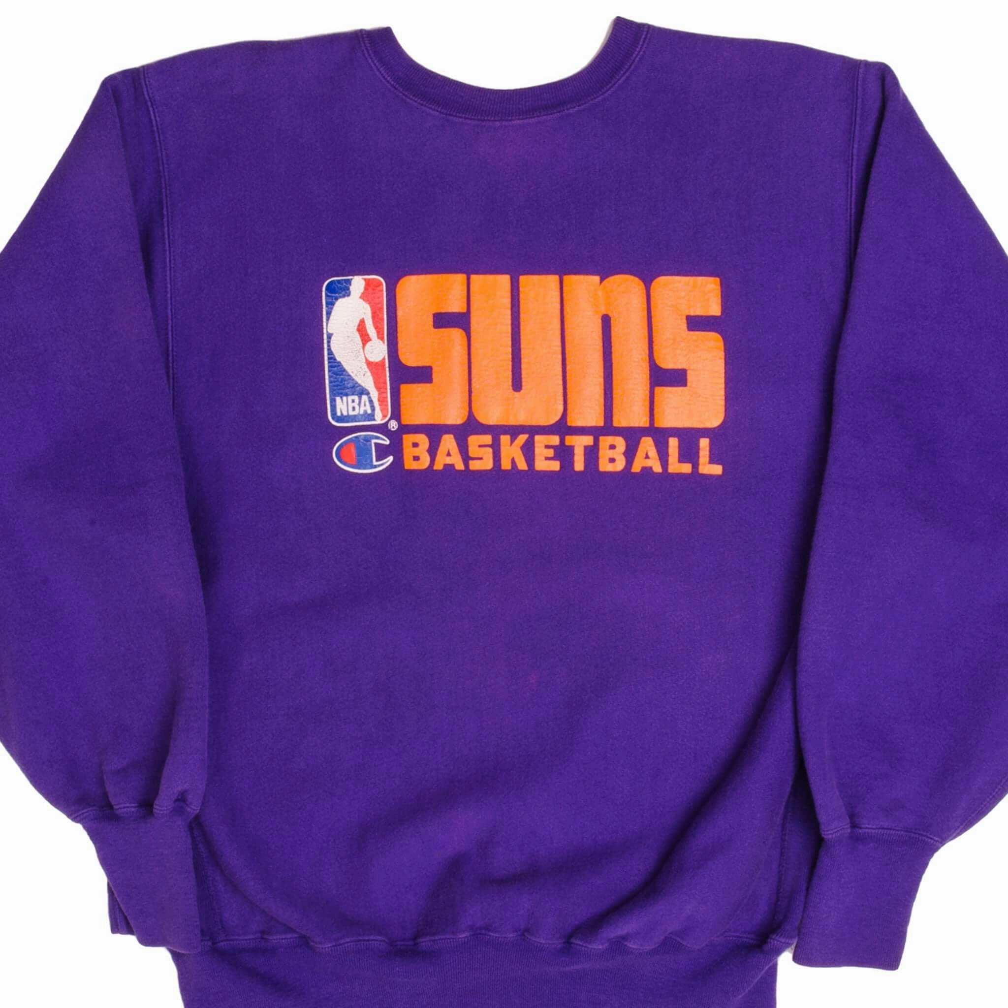 product trendy catchiness VINTAGE NBA PHOENIX SUNS REVERSE WEAVE CHAMPION SWEATSHIRT 1990S XL MADE USA