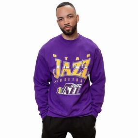 VINTAGE NBA UTAH JAZZ SWEATSHIRT 1990S SIZE XL MADE IN USA Durable Build Premium Comfort