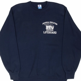 VINTAGE NCAA BYU LIFEGUARD CHAMPION 1990S SWEATSHIRT XL MADE IN USA Layer Bold