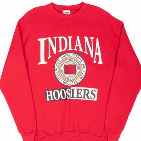 VINTAGE NCAA INDIANA HOOSIERS SWEATSHIRT 1990S MEDIUM MADE IN USA product scarf warmth Festival Fashion