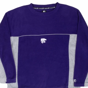 product ring elegance VINTAGE NCAA KANSAS STATE WILDCATS STARTER FLEECE SWEATSHIRT 2000S XL