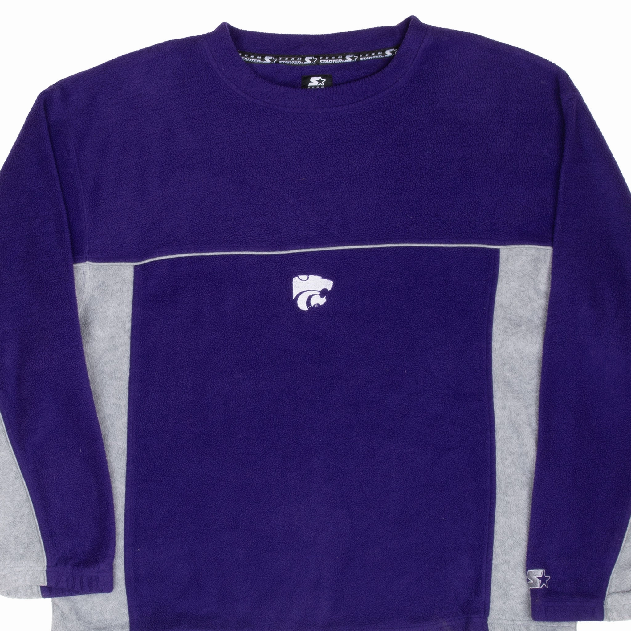 product ring elegance VINTAGE NCAA KANSAS STATE WILDCATS STARTER FLEECE SWEATSHIRT 2000S XL