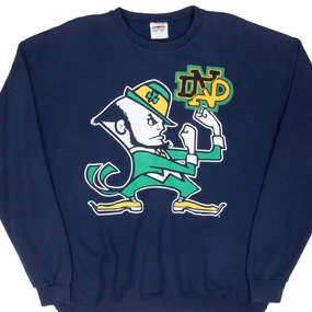 teens' anti wrinkling VINTAGE NCAA NOTRE DAME FIGHTING IRISH SWEATSHIRT 1990S XL MADE IN USA