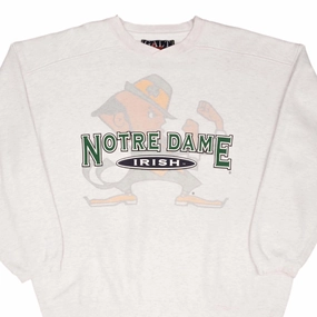 VINTAGE NCAA NOTRE DAME UNIVERSITY FIGHTING IRISH SWEATSHIRT 1990S SIZE XL Urban Active