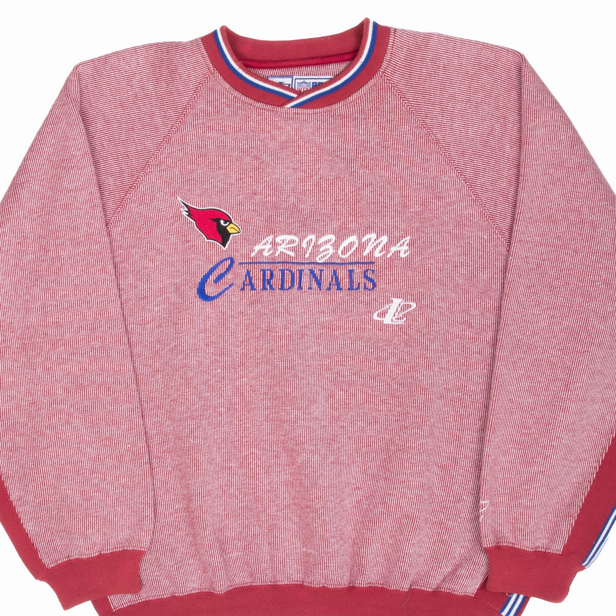 VINTAGE NFL ARIZONA CARDINALS EMBROIDERED SWEATSHIRT 1990S LARGE Cold-Weather Gear