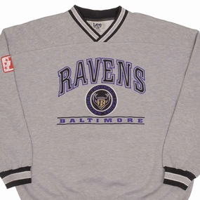 VINTAGE NFL BALTIMORE RAVENS 1990S SWEATSHIRT SIZE XL product tweed warmth tropical print