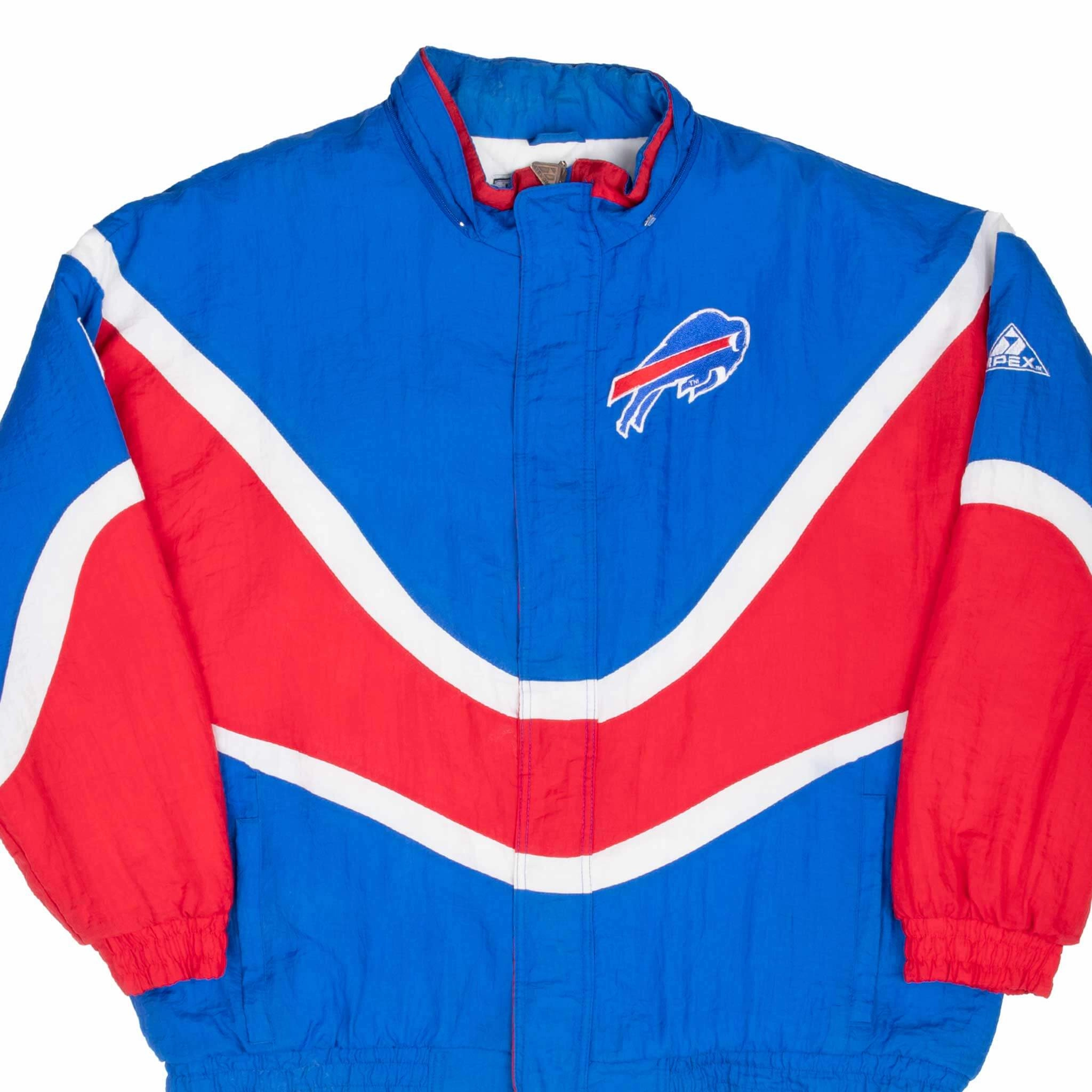 Embroidered Moisture Wicking Layer VINTAGE NFL BUFFALO BILLS 1990S APEX ONE HEAVY JACKET XL