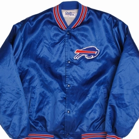 Full Length Zipper backpack VINTAGE NFL BUFFALO BILLS VARSITY 1980S 1990S JACKET 2XL MADE USA