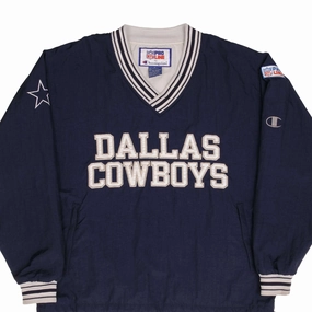 Stain Resistant Casual Edge VINTAGE NFL CHAMPION DALLAS COWBOYS PULLOVER JACKET 1990S SIZE MEDIUM