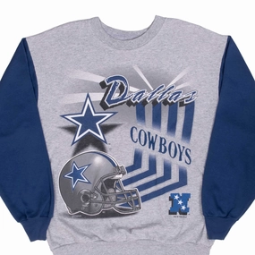 slim fit VINTAGE NFL DALLAS COWBOYS 1994 SWEATSHIRT SIZE LARGE MADE IN USA