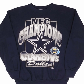 Hiking Suitable VINTAGE NFL DALLAS COWBOYS NFC CHAMPIONS SWEATSHIRT 1994 SIZE LARGE