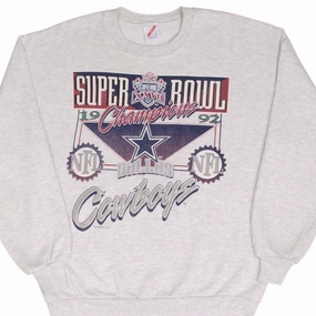 product earthy warmth VINTAGE NFL DALLAS COWBOYS SUPERBOWL CHAMPIONS 1993 SWEATSHIRT LARGE MADE IN USA