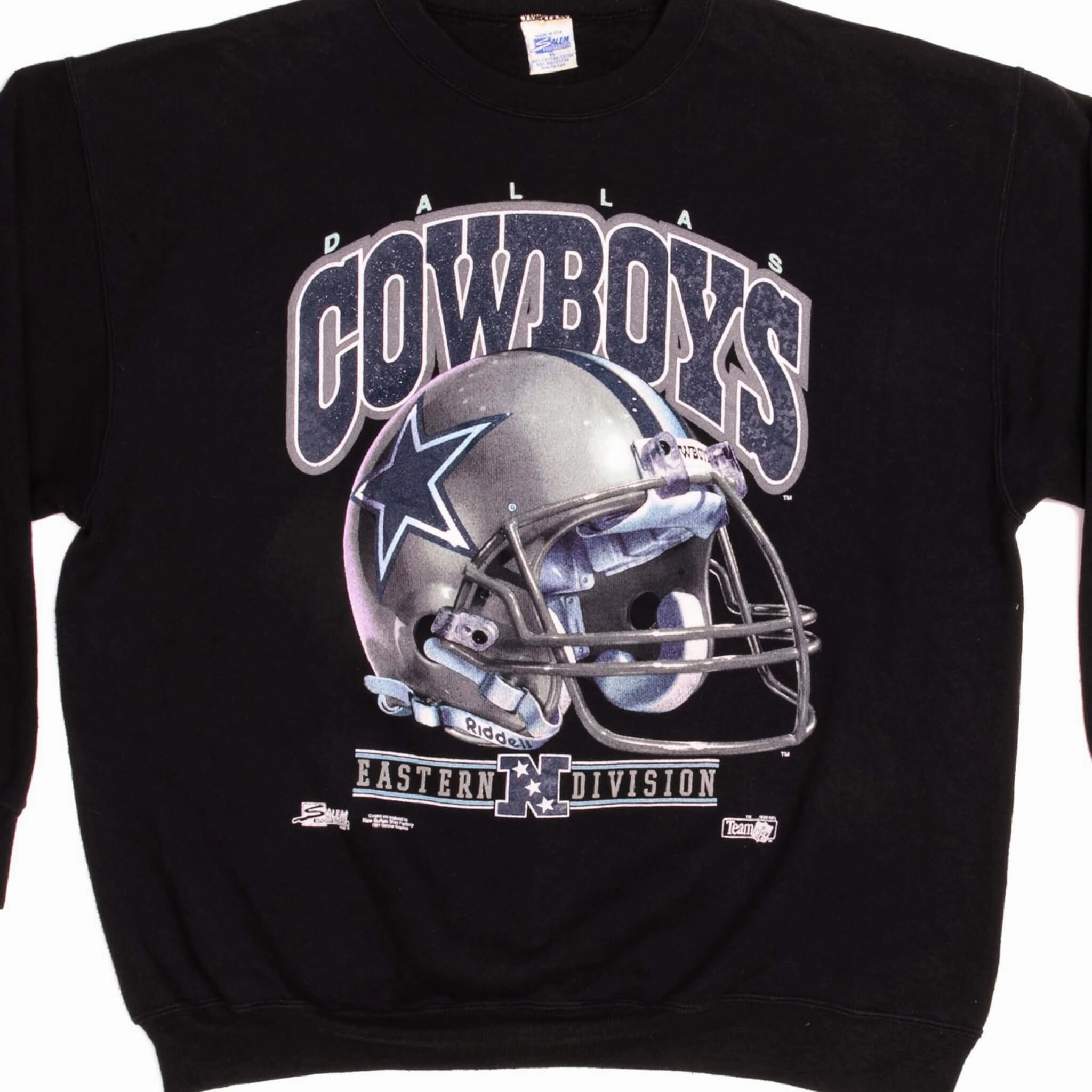 VINTAGE NFL DALLAS COWBOYS SWEATSHIRT 1991 SIZE XL MADE IN USA Comfy Layers Premium Quality