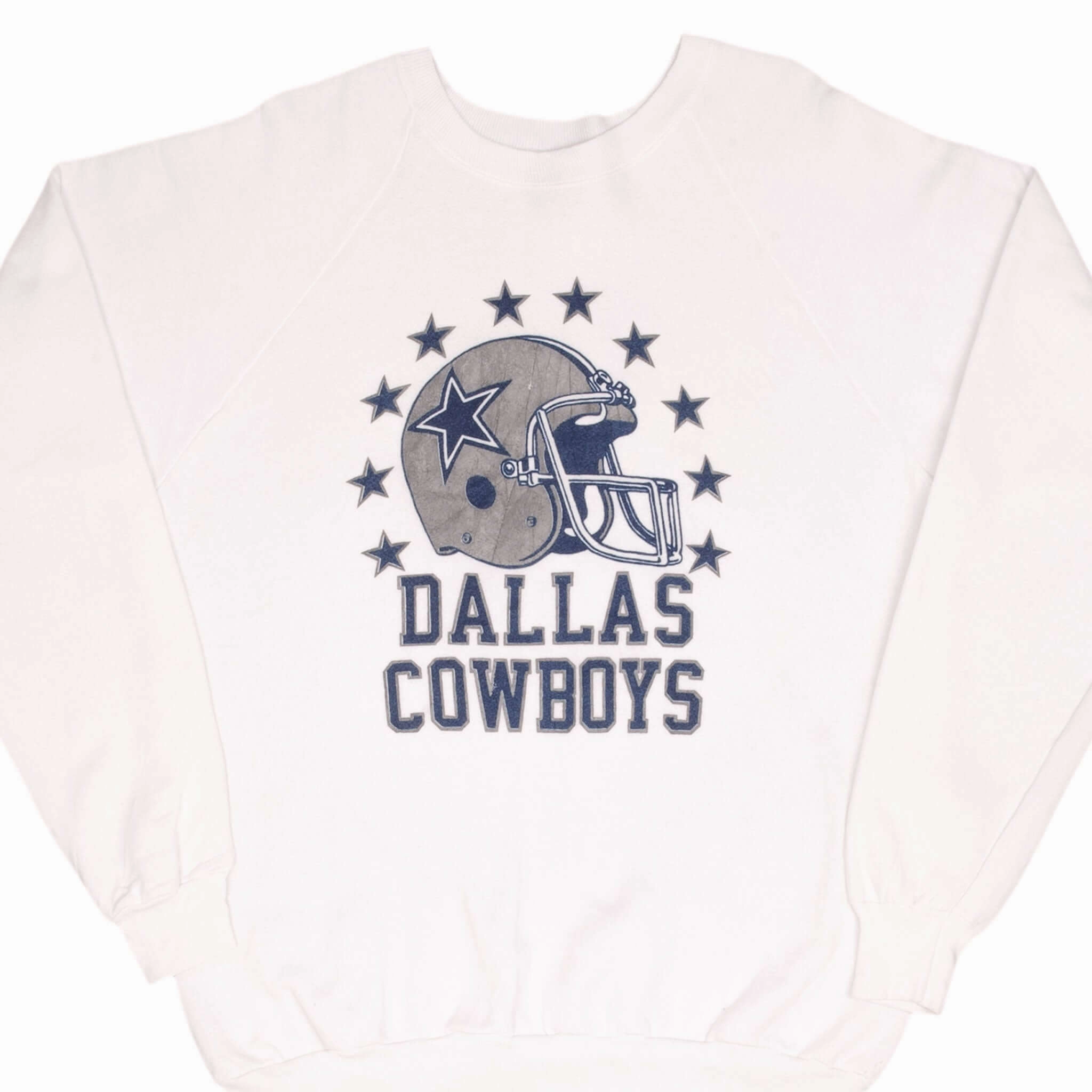 VINTAGE NFL DALLAS COWBOYS THE BOYS ARE BACK SWEATSHIRT 1990S XL MADE IN USA Embroidered Logo