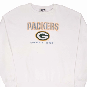 Party Ready product personalized touch VINTAGE NFL GREEN BAY PACKERS WHITE SWEATSHIRT 1990S SIZE XL MADE IN USA