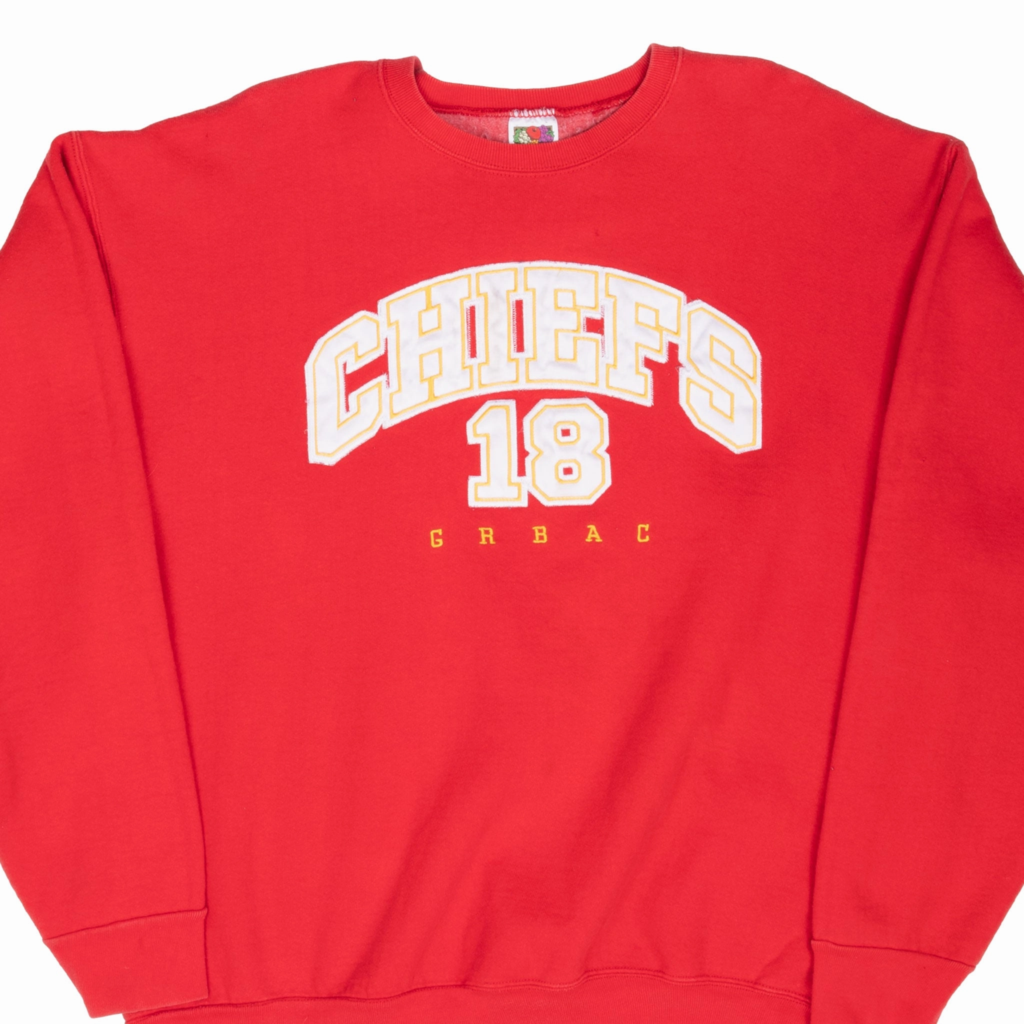 Classic Chic VINTAGE NFL KANSAS CITY CHIEFS ELVIS GRBAC 1990S SWEATSHIRT XL