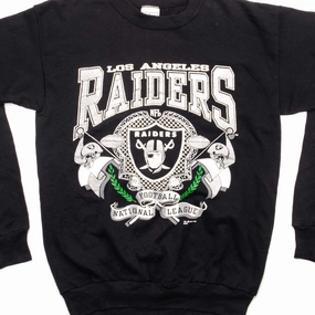 VINTAGE NFL LOS ANGELES RAIDERS SWEATSHIRT 1992 SIZE LARGE MADE IN USA product packaging