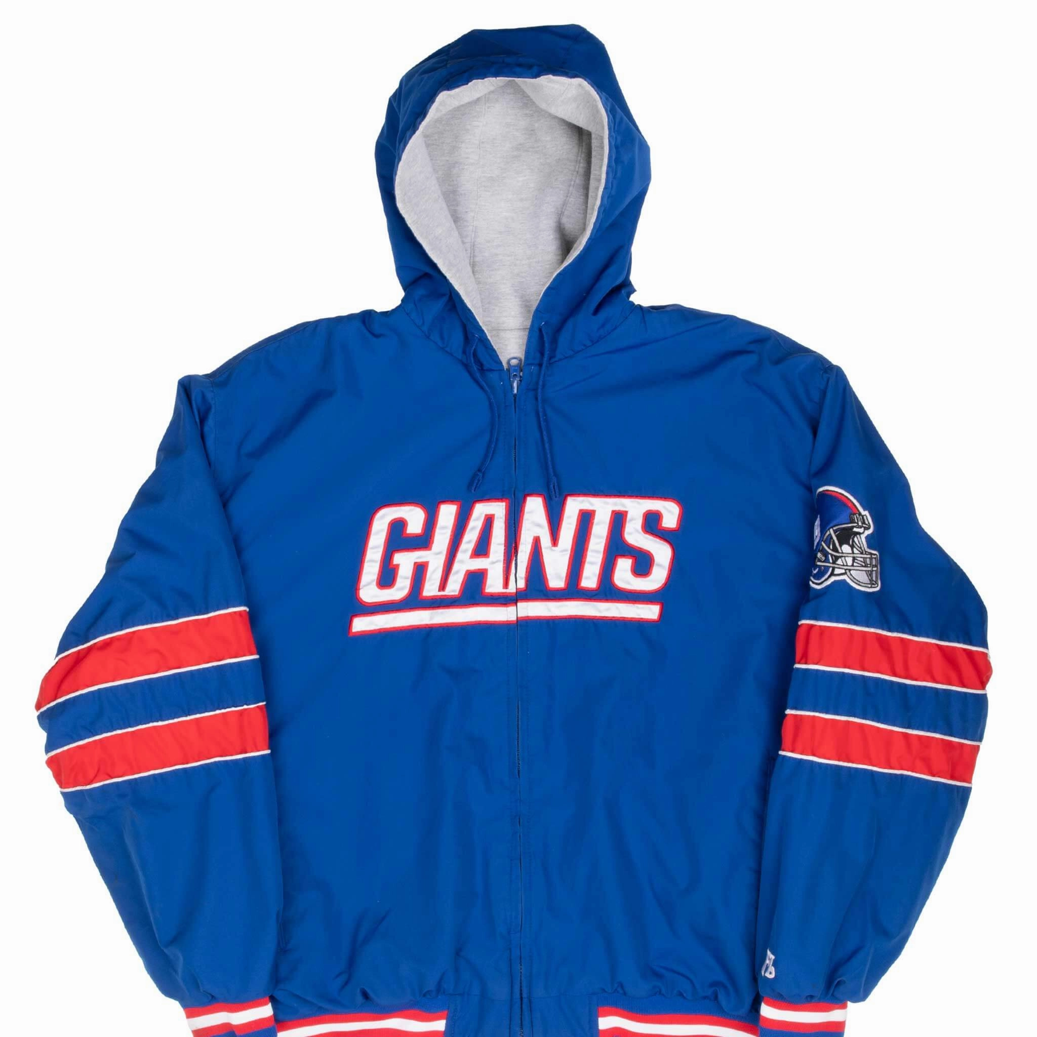 VINTAGE NFL NEW YORK GIANTS REVERSIBLE WINDBREAKER JACKET 2000S 2XL Smart Design
