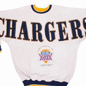 VINTAGE NFL SAN DIEGO CHARGERS LEGENDS ATHLETICS SWEATSHIRT 1990S XL MADE USA Fashionable product generic practicality