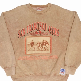 VINTAGE NFL SAN FRANCISCO 49ERS 1990S SWEATSHIRT SIZE LARGE MADE IN USA product handmade uniqueness