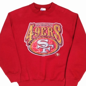 Fresh Chic VINTAGE NFL SAN FRANCISCO 49ERS 1997 SWEATSHIRT MEDIUM MADE USA