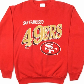 VINTAGE NFL SAN FRANCISCO 49ERS SWEATSHIRT SIZE MEDIUM MADE IN USA tribal print