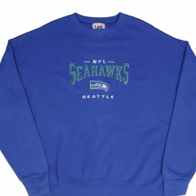 VINTAGE NFL SEATTLE SEAHAWKS EMBROIDERED SWEATSHIRT 1990S SIZE XL MADE IN USA Weekend Bold