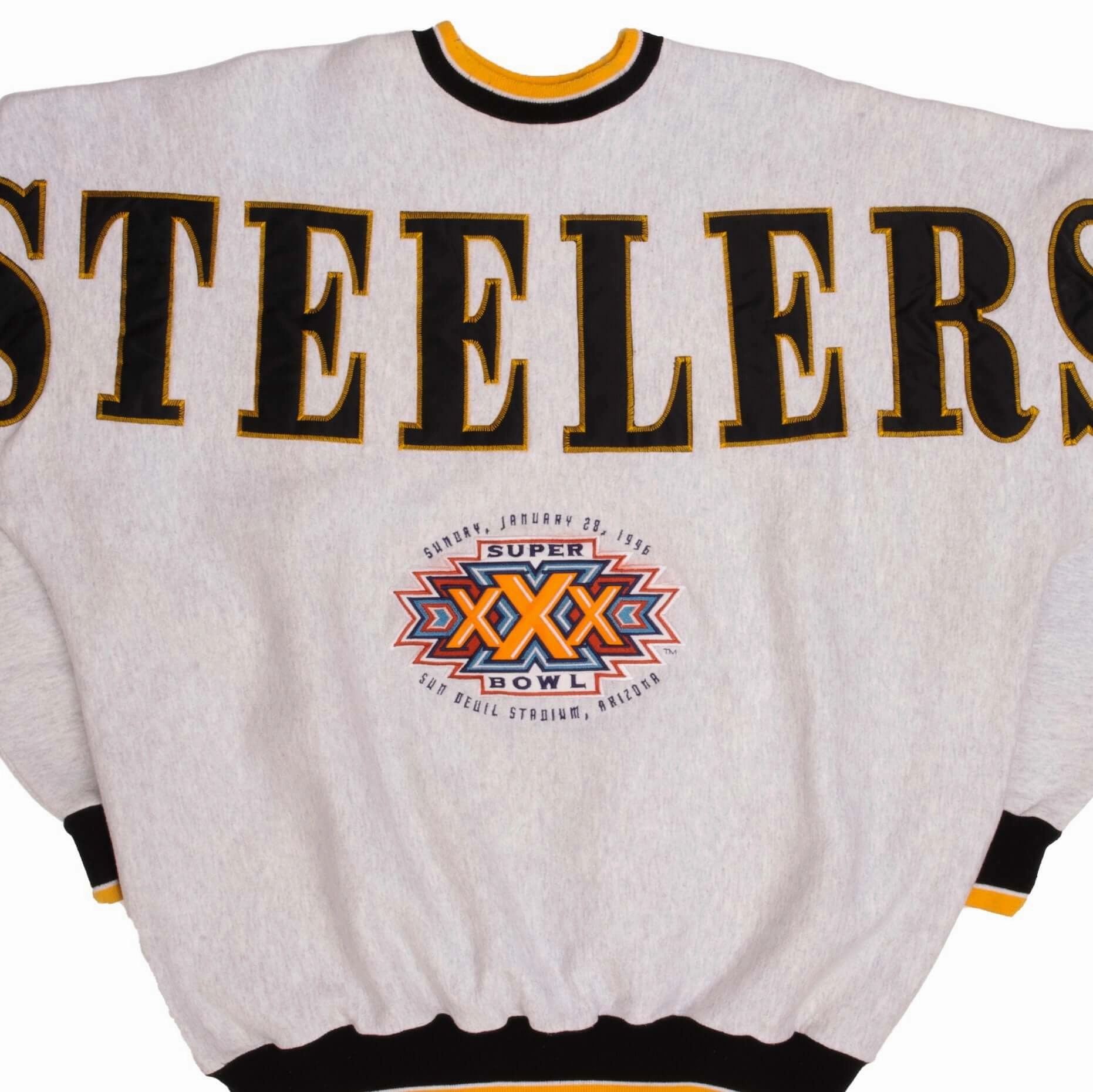 budget-friendly Concert Look VINTAGE NFL STEELERS LEGENDS ATHLETIC SWEATSHIRT 1996 2XL MADE IN USA