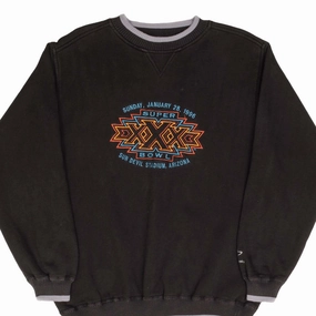 Water Resistant VINTAGE NFL SUPERBOWL XXX ARIZONA 1996 EMBROIDERED SWEATSHIRT SIZE XL