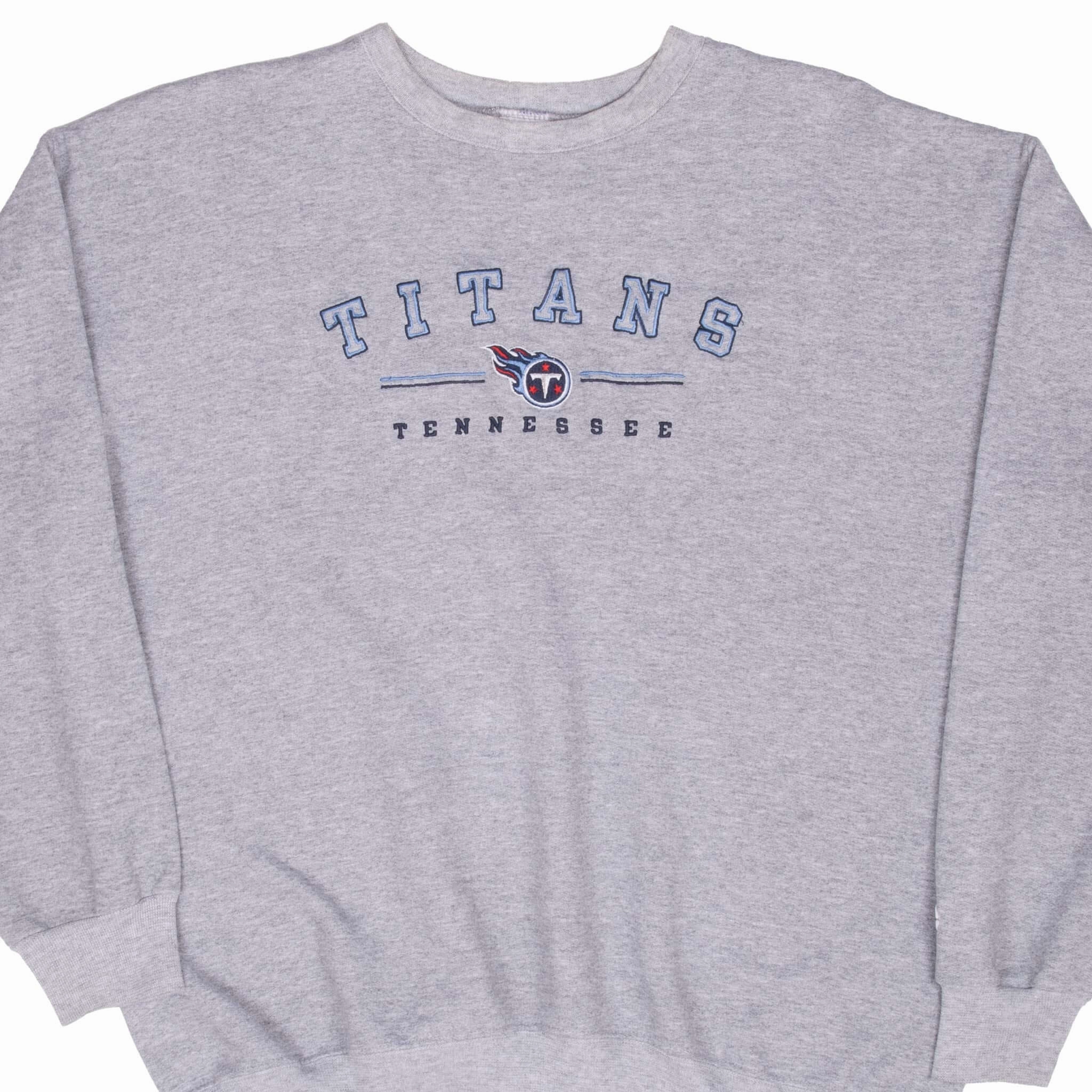 Weekend Sporty full sleeve VINTAGE NFL TENNESSEE TITANS EMBROIDERED CHAMPION SWEATSHIRT 1990S LARGE