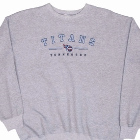 Weekend Sporty full sleeve VINTAGE NFL TENNESSEE TITANS EMBROIDERED CHAMPION SWEATSHIRT 1990S LARGE