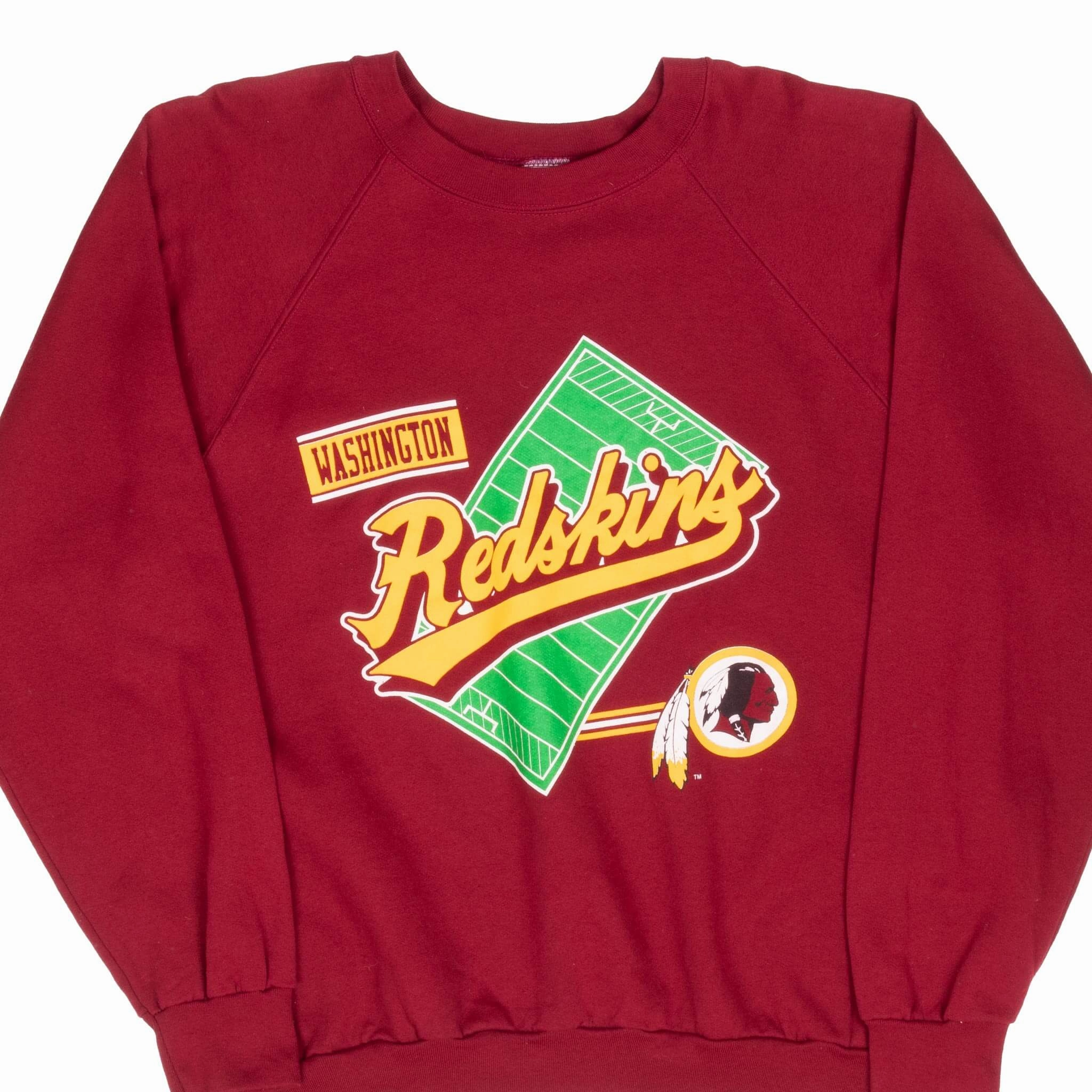 VINTAGE NFL WASHINGTON REDSKINS SWEATSHIRT 1980S LARGE MADE IN USA Lounge Wear Smart Casual