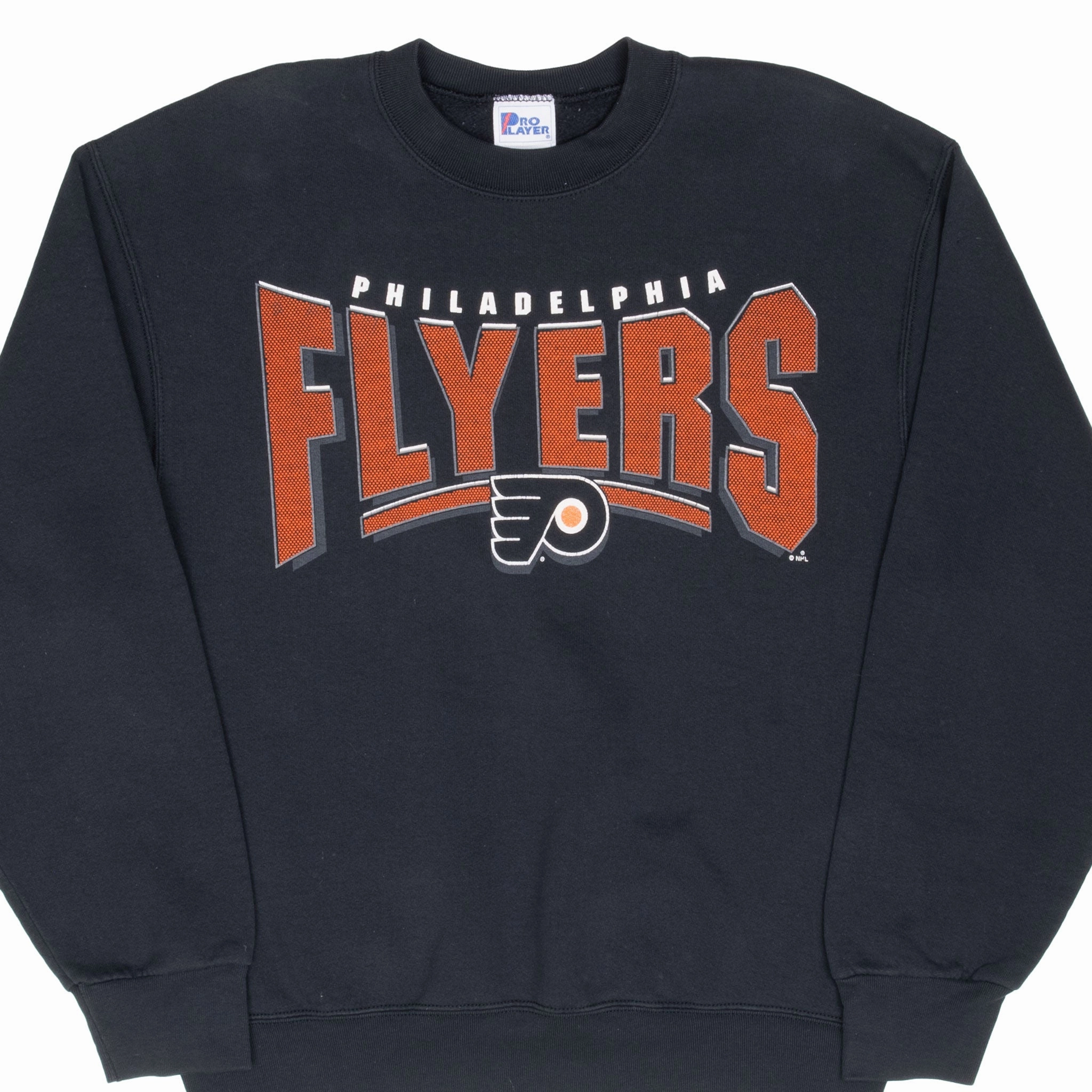 product trendy catchiness VINTAGE NHL PHILADELPHIA FLYERS SWEATSHIRT 1990S LARGE MADE IN USA