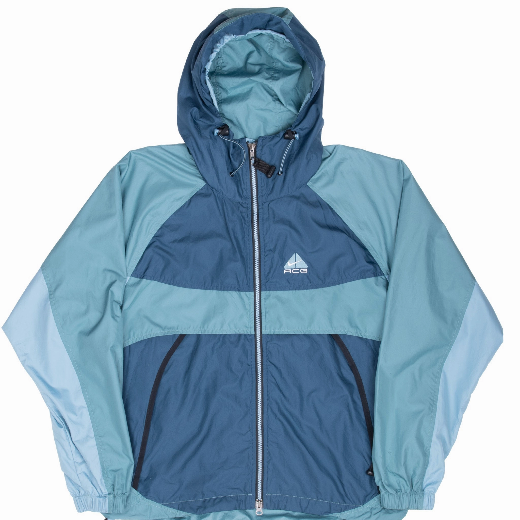 VINTAGE NIKE ACG BLUE WINDBREAKER JACKET 1990S SIZE SMALL Work Ready heirloom