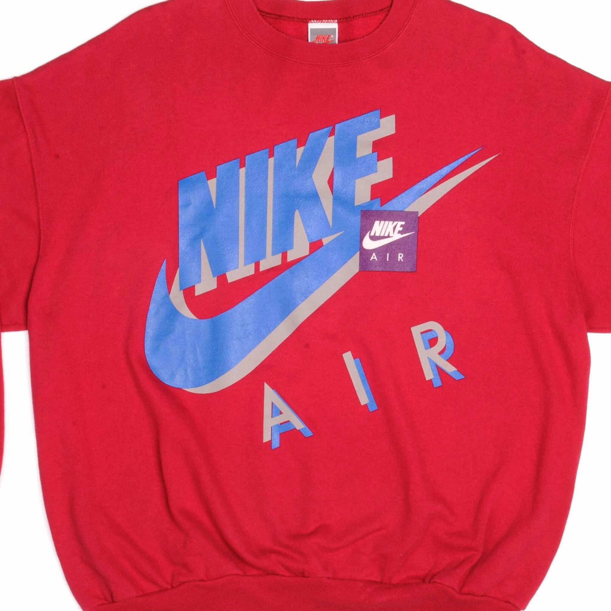VINTAGE NIKE AIR SWEATSHIRT 1987-1994 SIZE XL MADE IN USA Travel Minimal suitable for holidays