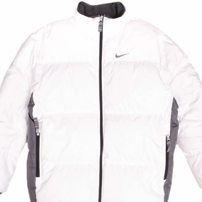 VINTAGE NIKE BIG SWOOSH PUFFER JACKET 2000S SIZE MEDIUM Card