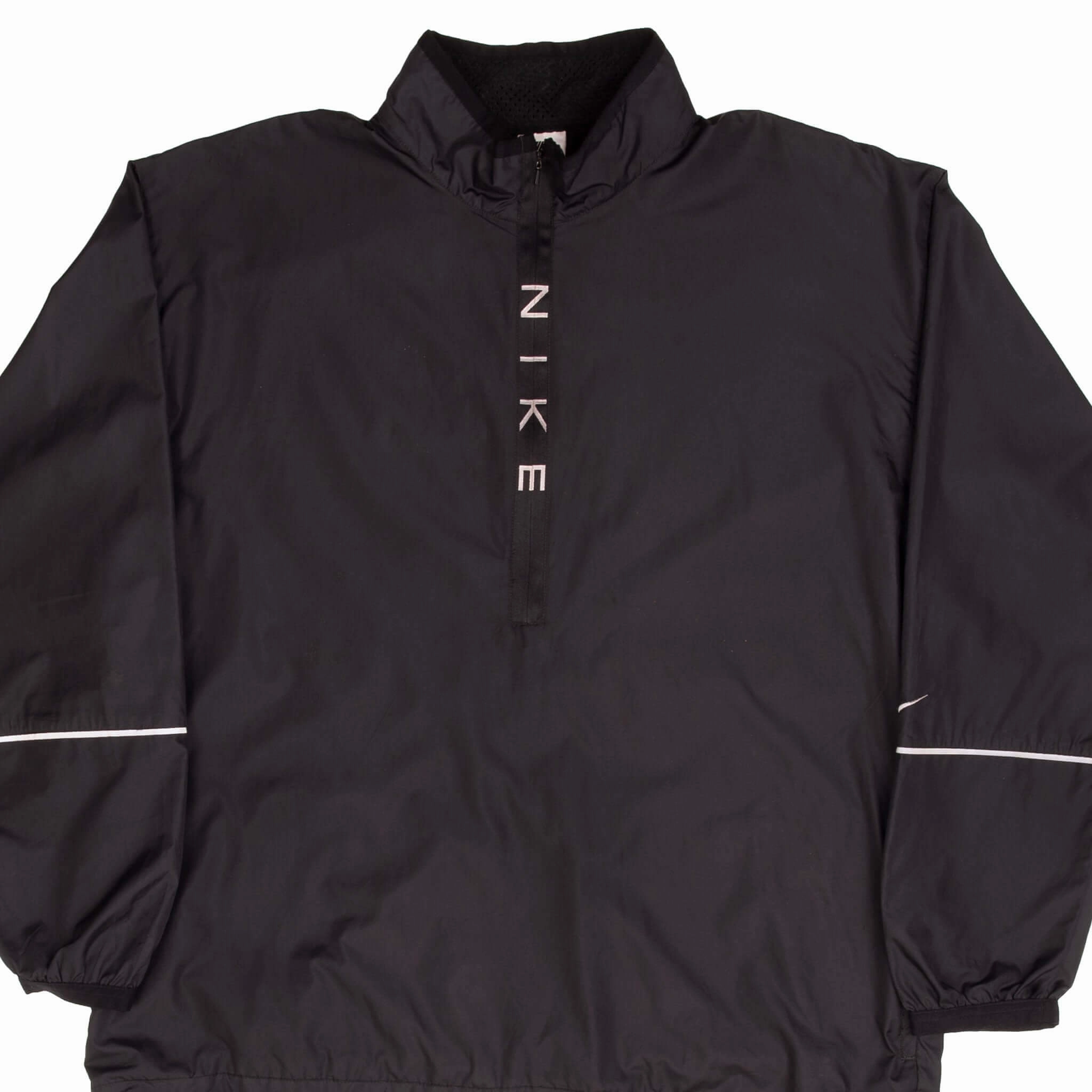 New Arrival restaurant VINTAGE NIKE BLACK PULLOVER WINDBREAKER JACKET 1990S SIZE XL