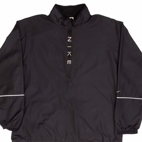 New Arrival restaurant VINTAGE NIKE BLACK PULLOVER WINDBREAKER JACKET 1990S SIZE XL